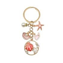 Chaveiro Pink Dolphin Starfish Shell para bolsas Chaveiro Pink Dolphin Starfish Shell para bolsas