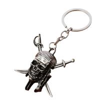 Chaveiro Pirate Skull Jack Sparrow Chaveiro de metal