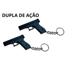 Chaveiro Pistola 3D Realista e Estiloso para Colecionadores