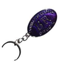 Chaveiro placa br bresil roxo.