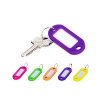 Chaveiro Plástico com Etiqueta Waleu 25 Unidades Cores Neon