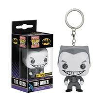 Chaveiro pocket pop dc joker coringa preto e branco