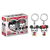 Chaveiro pocket pop disney mickey e minnie mouse
