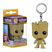 Chaveiro pocket pop marvel guardioes da galaxia groot