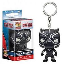 Chaveiro pocket pop marvel pantera negra black panther civil war