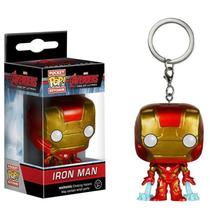 Chaveiro pocket pop marvel vingadores homem de ferro iron man