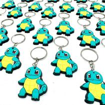 Chaveiro Pokemon Squirtle 10un Emborrachado Lembrança Pokemons Borracha Tema