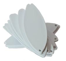 Chaveiro Polimero compatível Sublimação Plástico - 10 Unidade