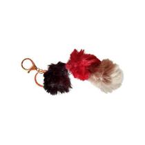 Chaveiro pom pom triplo kit com 6 pçs Chaveiro pom pom triplo kit com 6 pçs