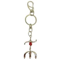 Chaveiro Pomba Gira Tridente Níquel Com Rosa 15 Cm Metal Chaveiro Pomba Gira Tridente Níquel Com Rosa 15 Cm Metal