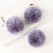 Chaveiro Pompom 8cm Argola Rosê Para Decoração
