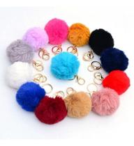 Chaveiro Pompom De Pelúcia Macio Para Pendurar Bolsas,arro