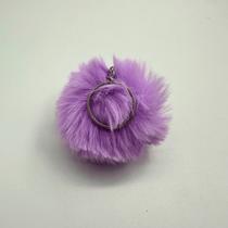 Chaveiro Pompom Pelúcia Lilás 70 mm (3 Un) Chaveiro Pompom Pelúcia Lilás 70 mm (3 Un)