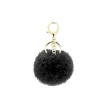 Chaveiro pompom pelúcia pequeno rosa 8cm - triviun