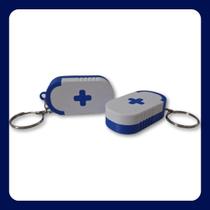 Chaveiro Porta Comprimidos Portátil Compacto e Discreto Unidade Chaveiro Porta Comprimidos Portátil Compacto e Discreto Unidade
