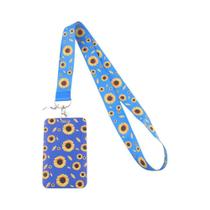 Chaveiro Porta-Crachá Girassol Para Deficiências Ocultas, Chaveiros Para Academia E Cartão De Acesso