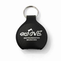 Chaveiro Porta Palhetas Groove material sintético Preto Violão Guitarra Baixo Chaveiro Porta Palhetas Groove material sintético Preto Violão Guitarra Baixo