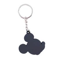 Chaveiro preto rosto mickey 5cm - disney