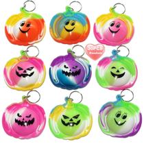 Chaveiro Pumpkin Mini Pop Fidget - Brinquedo Antiestresse para Crianças (30 Unidades)