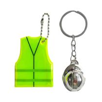 Chaveiro Refletivo De Segurança Para Capacete E Colete, Para Viagens Noturnas, Mochilas Esportivas E