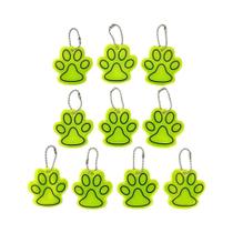 Chaveiro Refletivo Em Forma De Patinha De Gato 10PCS Segurança Noturna Acessórios Para Mochila