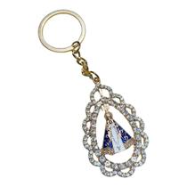 CHAVEIRO RELIGIOSO DOURADO nossa senhora APARECIDA STRASS