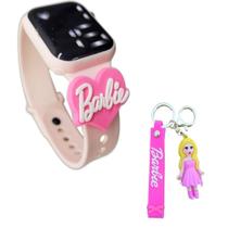 Chaveiro Relógio BARBIE Infantil Digital Resistente à Água-R - SMACTUDO Chaveiro Relógio BARBIE Infantil Digital Resistente à Água-R - SMACTUDO