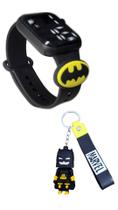 Chaveiro Relógio Batman Infantil Digital Resiste à Água