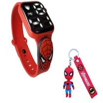 Chaveiro Relógio Homem-Aranha Infantil Digi Resiste à Água-V - SMACTUDO