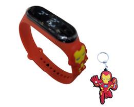 Chaveiro Relógio HOMEM DE FERRO Infantil TC Resiste à Água-P Chaveiro Relógio HOMEM DE FERRO Infantil TC Resiste à Água-P