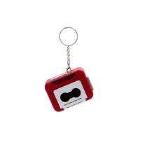 Chaveiro Retrô Toca-Fitas com Gravador Divertido Cor:Vermelho Chaveiro Retrô Toca-Fitas com Gravador Divertido Cor:Vermelho