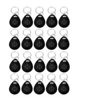 Chaveiro RFID 125 KHz Preto - 100 unidades