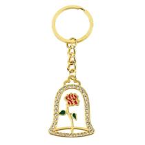 Chaveiro Rosa Encantada Bela E A Fera 4.5cm - Disney Chaveiro Rosa Encantada Bela E A Fera 4.5cm - Disney