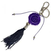 Chaveiro Rosa Orixás em Murano 16 cm Umbanda Candomblé