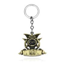 Chaveiro Royal Enfield Emblem Chaveiro de bronze antigo Chaveiro Royal Enfield Emblem Chaveiro de bronze antigo
