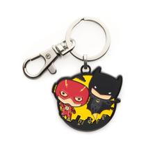 Chaveiro SalesOne DC Comics The Flash e Batman Chibi Chaveiro SalesOne DC Comics The Flash e Batman Chibi