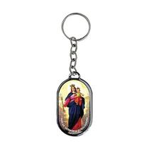 Chaveiro santa Nossa Senhora Auxiliadora COLORIDO PRESENTE