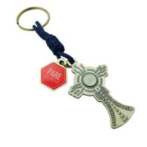 Chaveiro São Carlo Acutis Ostensório Pare de Pecar AR4024