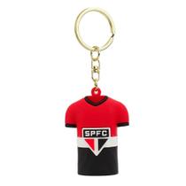 Chaveiro São Paulo Camisa em PVC 6cm Oficial