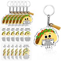 Chaveiro Siifert Emotional Support Positive Taco Acrylic