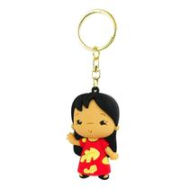 Chaveiro Silicone Formato Lilo Stitch 6cm - Disney