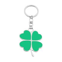 Chaveiro simples de quatro folhas Clover Lucky Charm Zinc Alloy Chaveiro simples de quatro folhas Clover Lucky Charm Zinc Alloy