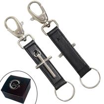 Chaveiro SLIM Tradicional Pingentes Personalizado Cruz Níquel Fecho Mosquetão Chaveiro SLIM Tradicional Pingentes Personalizado Cruz Níquel Fecho Mosquetão