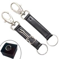 Chaveiro SLIM Tradicional Pingentes Personalizado Guitarra Fecho Mosquetão Chaveiro SLIM Tradicional Pingentes Personalizado Guitarra Fecho Mosquetão