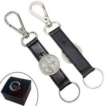 Chaveiro SLIM Tradicional Pingentes Personalizado São Bento Fecho Mosquetão Chaveiro SLIM Tradicional Pingentes Personalizado São Bento Fecho Mosquetão
