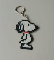 Chaveiro Snoopy pixel art