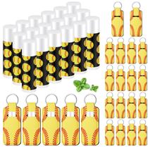 Chaveiro Softball Party Favors, protetor labial e porta-batons Chaveiro Softball Party Favors, protetor labial e porta-batons
