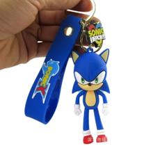 Chaveiro Sonic Azul Personagem Desenho Chave Carro Bolsa Mochila Presente