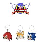 Chaveiro Sonic para Lembrancinha de aniversário 12 peças Knuckles Taies Chaveiros para revenda papelaria