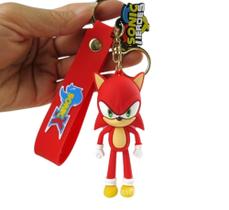 Chaveiro Sonic Vermelho Personagem Desenho Chave Carro Bolsa Mochila Presente